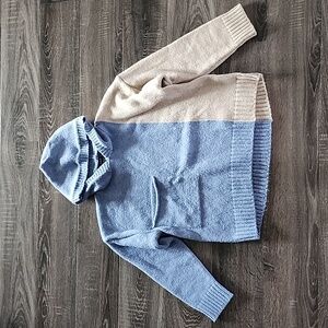 🦜 SHEIN colorblock Hooded sweater 🦜